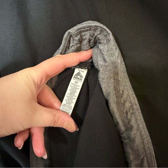 Women’s RBX Black and Gray Shorts Set of 2, Size 2X - Picture 4 of 6